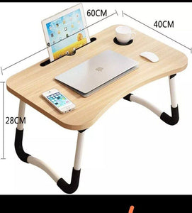 طاولة كمبيوتر محمولة وقابلة للطي متعددة الوظائف